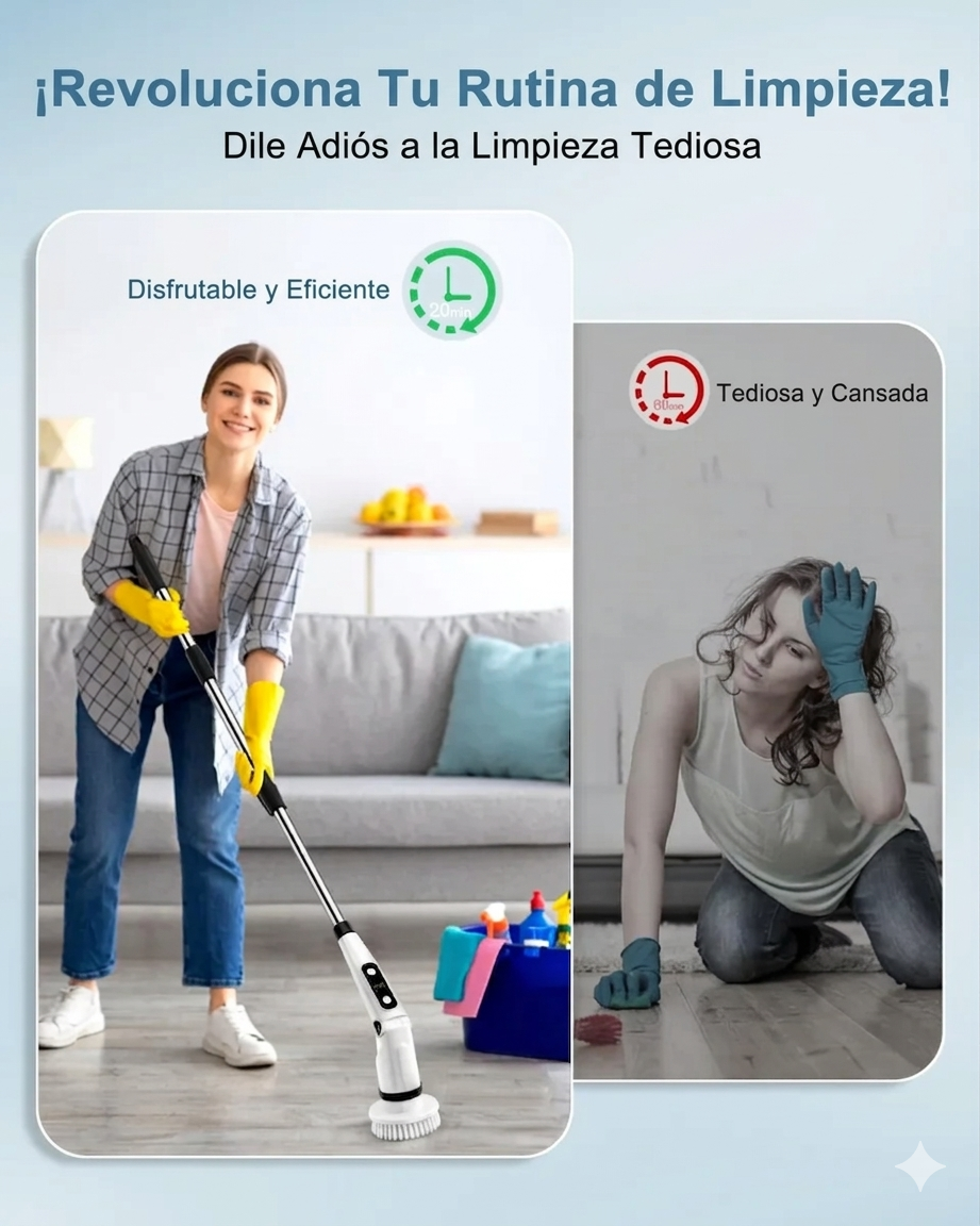 Limpiador extensión eléctrico 9 en 1