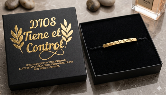 Pulsera De Dios Con Caja De Lujo